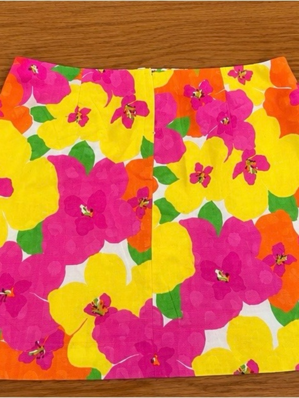 Lilly Pulitzer Floral Lace Detail Skirt Size 10 - Picture 2 of 3